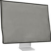 kwmobile Beschermhoes voor beeldscherm - geschikt voor Apple iMac 27" / iMac Pro 27" - Met een vak voor toetsenboard, muis en kabel - in lichtgrijs