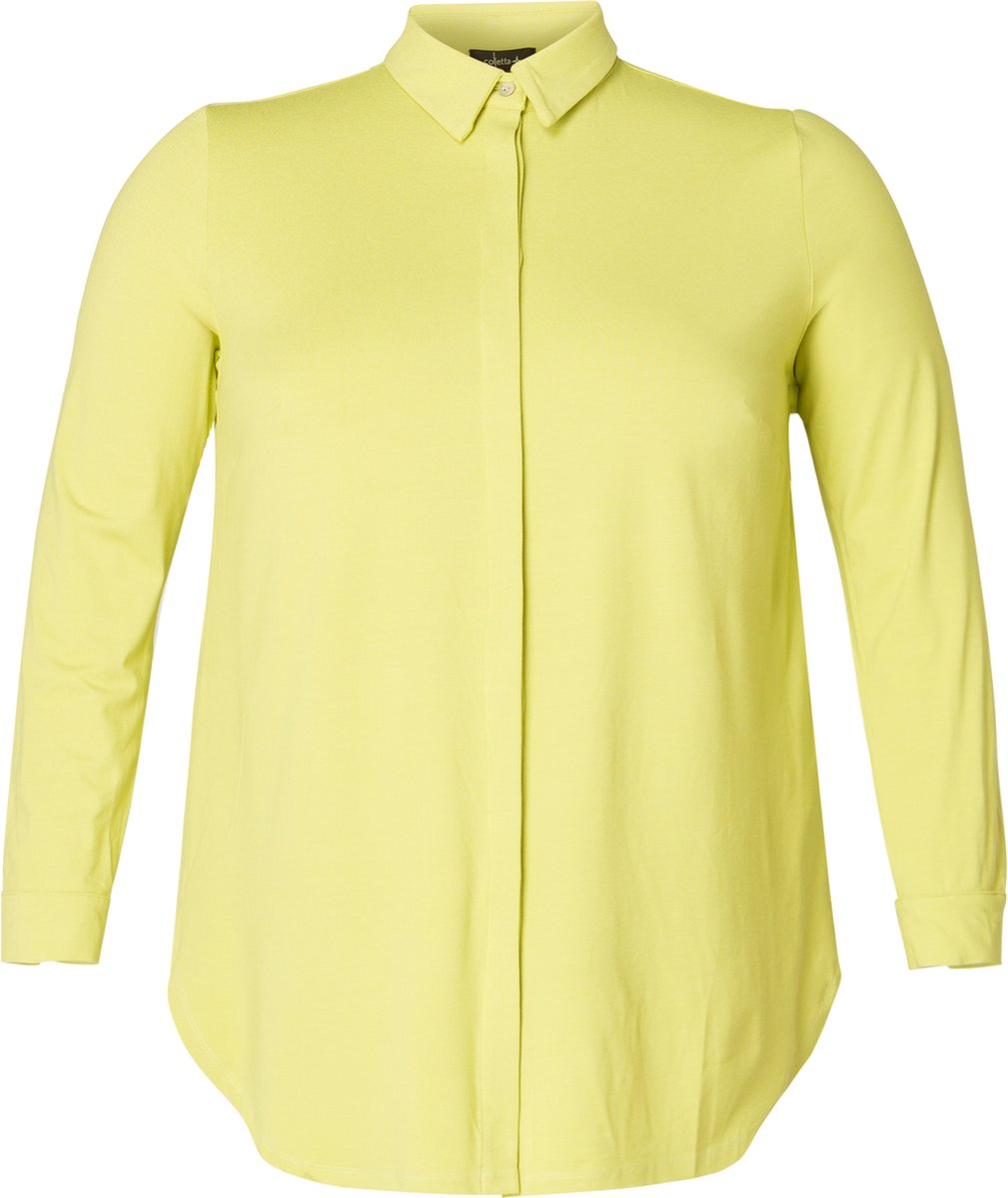 COLLETTA uni blouse lm