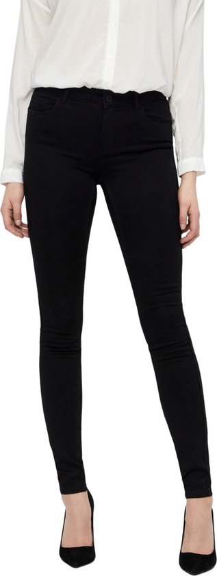Vero moda slim fit seven VI506 zwarte shape up skinny jeans - Maat L-L30