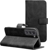 Case2go - Book Case geschikt voor Samsung Galaxy A15 5G - Portemonnee Hoesje - Zwart