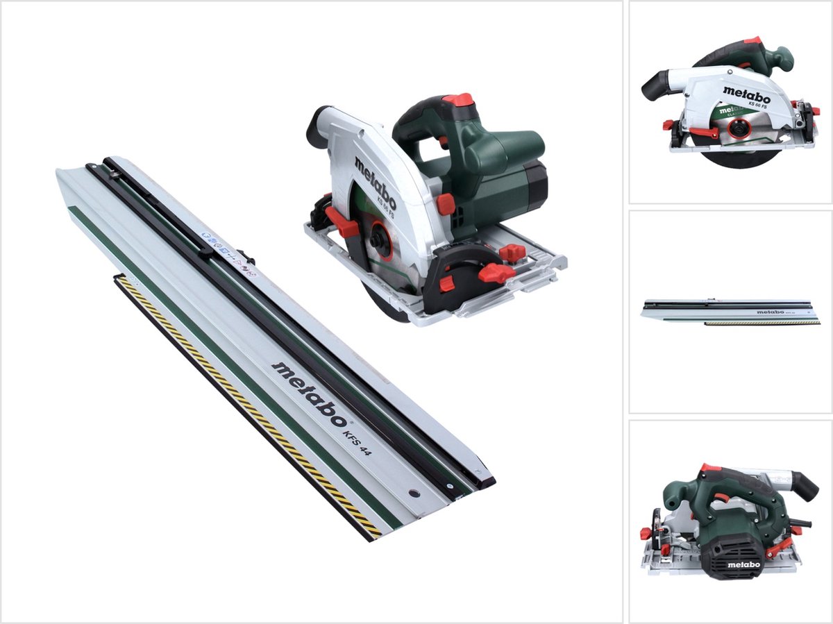Metabo KS 66 FS handcirkelzaag 1500 W 190 mm + 1x zaagblad + KFS 44 afkortgeleider