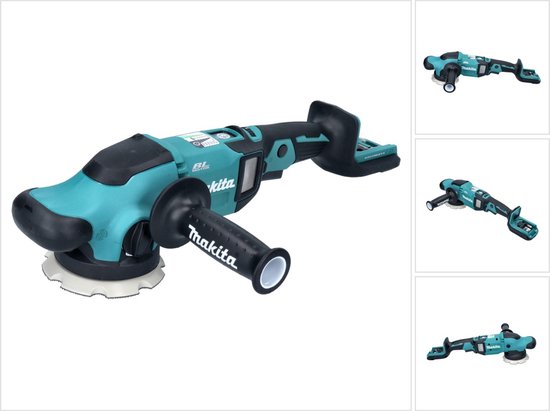 BOROCO polijstmachine auto accu, draadloze polijstmachine met 6 variabele snelheden auto polijstmachines set met 2 x 21V accu's voor waxen/autodetaillering