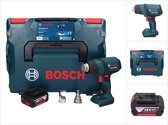 Bosch GHG 18V-50 Professionele snoerloze heteluchtblazer 18 V 300° C / 500° C + 1x accu 5.0 Ah + L-Boxx - zonder oplader