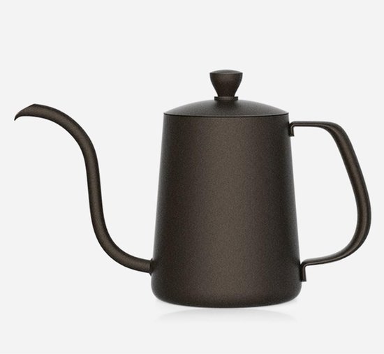 Bouteille d'eau tropicale de 350 ml avec bec verseur de 4 mm, revêtement antiadhésif pour café goutte à goutte et réparateur de filtre à café en acier inoxydable