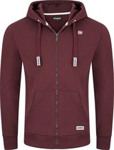 riverso Heren Sweatjack RIVNoah regular fit Rood 4XL Volwassenen Hoodiejacket - Sweatvest