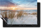 Chefcare Inductie Beschermer Strand en Zee vanuit Duinen - 85x55 cm - Afdekplaat Inductie - Kookplaat Beschermer - Inductie Mat