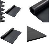 vidaXL Vloermat anti-slip 6 mm 1-2x2 m rubber glad - Vloermat - Vloermatten - Mat - Matten