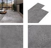 vidaXL Vloerplanken zelfklevend 5-21 m² 2 mm PVC betongrijs - Vloerplank - Vloerplanken - Vloertegel - Vloertegels