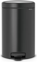 Brabantia NewIcon Prullenbak - 12 liter - Confident Grey
