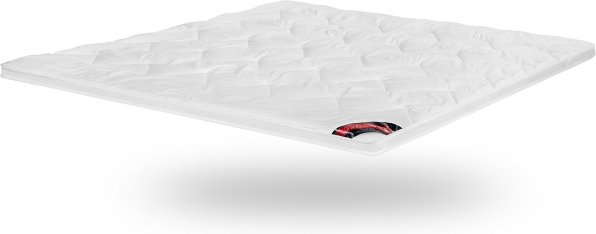 SleepMed - 3D Air Hotel Topmatras - 180 x 200 cm - Hoes: Micropercal - Vulling: Polyester Dons - met Hoekelastieken - Matrasbescherming