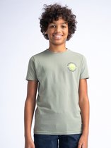 Petrol Industries - Jongens Backprint T-shirt Glassy - Groen - Maat 176