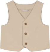 Prénatal peuter gilet - Jongens - Light Beige Grey - Maat 86/92