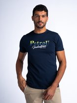 Petrol Industries - Heren Artwork T-shirt Summerdrive - Blauw - Maat L