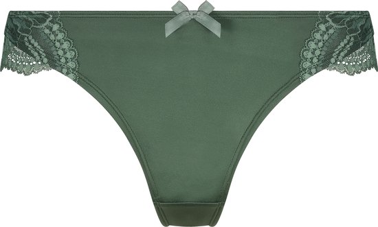 Hunkemöller Dames Lingerie Brazilian Lycke - Groen - maat XS