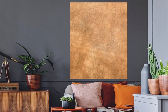 Stickers muraux - Film autocollant - Cuir - Structure - Aspect cuir - Marron - 90x120 cm - Film adhésif - Stickers muraux Chambre d'enfant - Papier peint autocollant - Papier peint autocollant - Film autocollant