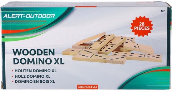 Foto: Alert outdoor houten xl domino 28 delig