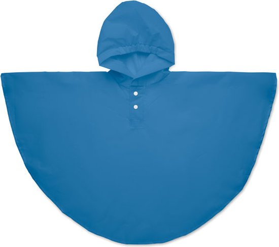 Poncho de pluie PEVA - Poncho de pluie - Vêtements de pluie - Enfants - Taille unique - 2-5 ans - Blauw