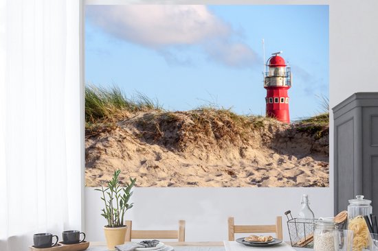 Muursticker grote wolken | Beige wolken | Kinderkamer – LM Baby Art
