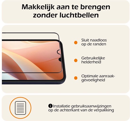 Protecteur d'écran adapté pour Samsung Galaxy A15 Protecteur d'écran Protect Glas - Protecteur d'écran adapté pour Samsung Galaxy A15 Protecteur d'écran en Tempered Glass Full Screen Full Cover