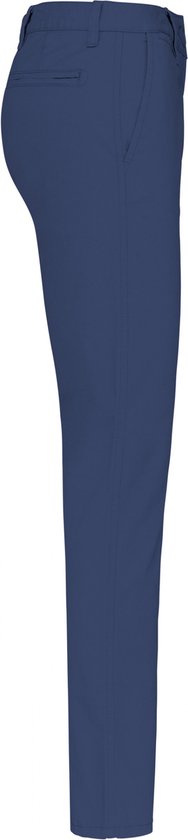 Pantalon Femme 40 NL (42 FR) Kariban Blue Profond 98% Katoen, 2% Élasthanne