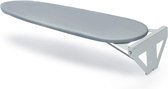 Bol.com Strijkplank wandmontage inklapbare strijkplank draaibaar 90 graden wandstrijkplank inklapbaar met katoenen overtrek ruim... aanbieding