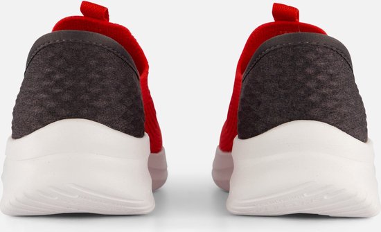 Skechers Ultra Flex 3.0 - Chaussures à enfiler Smooth Step Garçons - Rouge/ Zwart - Taille 33