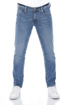 Mustang Heren Jeans Broeken Oregon tapered Fit Blauw Volwassenen Denim Jeansbroek Spijkerbroek heren