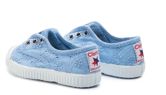 Baskets Cienta Filles brodées Blauw BLEU 25