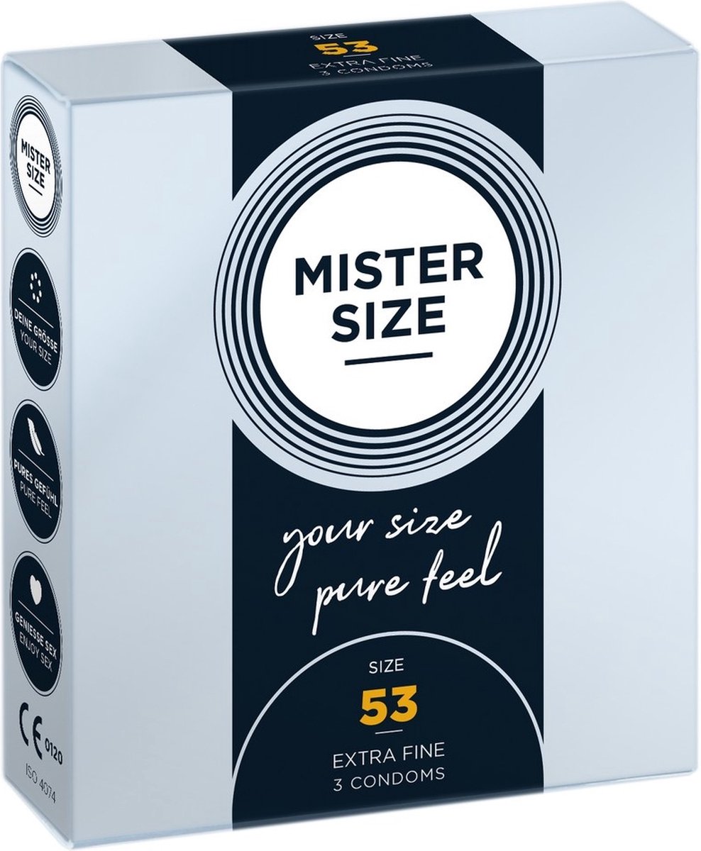 MISTER SIZE 53 Ultra Dunne M condooms (10 pack)