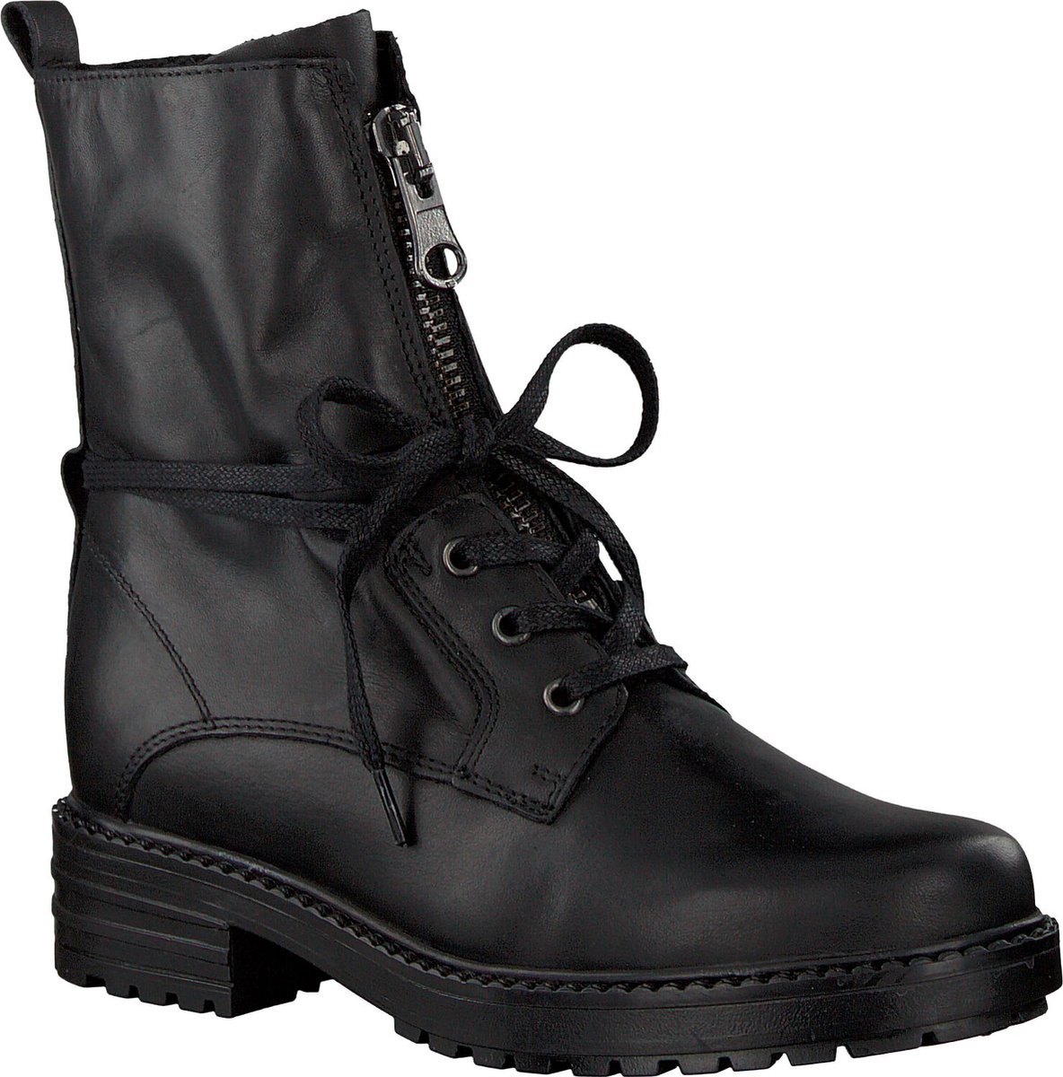 Omoda R10881 Veterboots - Laarzen Met Veters - Dames - Zwart - Maat 36