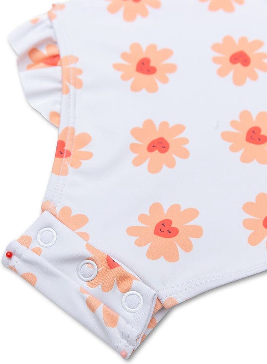 Swim Essentials UV Badpak Meisjes Met Lange Mouwen - Meerkleurig - Floral Love