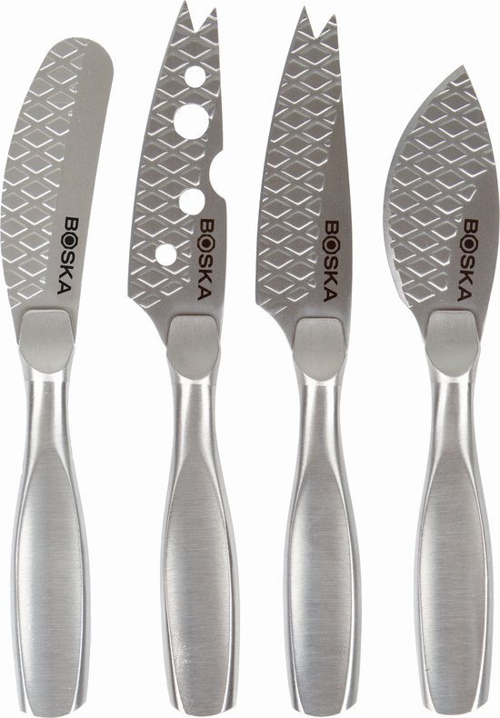 Boska Mini Monaco + - Set de couteaux à fromage - pour tous les fromages - 4 pièces