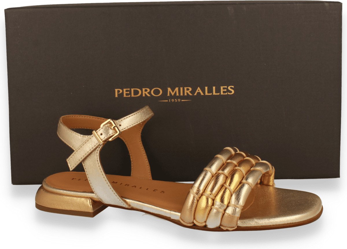 Pedro Miralles Dames Sandaal | Goud | Maat: 40