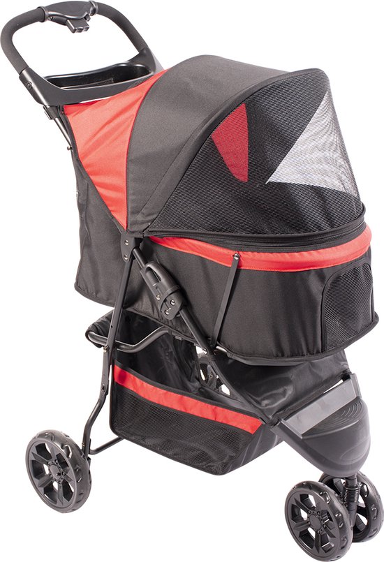 Duvo+ hondenbuggy Pet Buggy 3 wheeler
