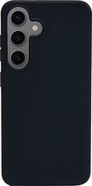 Ceezs silicone hoesje - geschikt voor Samsung Galaxy S24 - siliconen Samsung Galaxy S24 hoesje - backcover - zwart