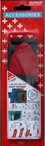 FASTECH® 911-330C Klittenband Met riem Haak- en lusdeel (l x b) 1060 mm x 50 mm Zwart, Rood 1 stuk(s)