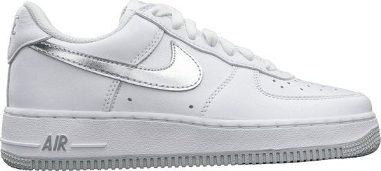 Nike Air Force 1 '07 Low Color of the Month White Metallic Silver - DZ6755-100 - Maat 42 - WIT - Schoenen