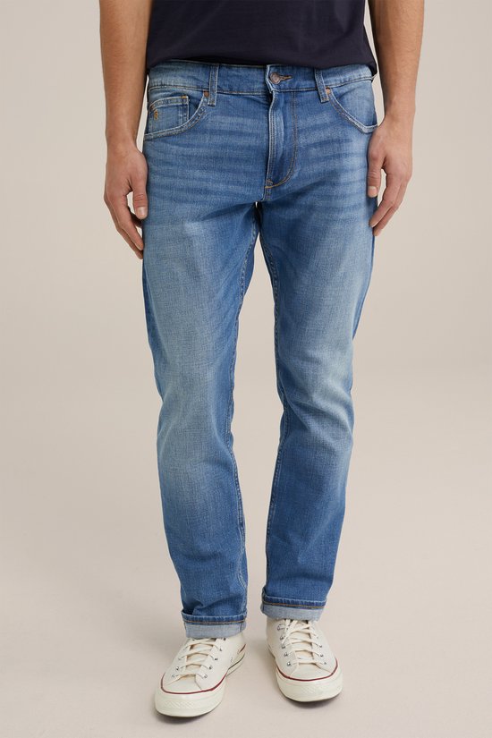 WE Fashion Heren regular fit jeans met medium stretch