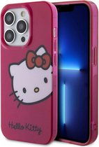 Coque Arrière en TPU Hello Kitty iPhone 15 Pro - Head de Kitty - Wit