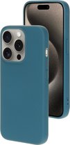Mobiparts hoesje geschikt voor de Apple iPhone 15 Pro - Siliconen - Blauw