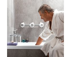 Double Angular Safety Bathroom Grab Rail Grabbath InnovaGoods