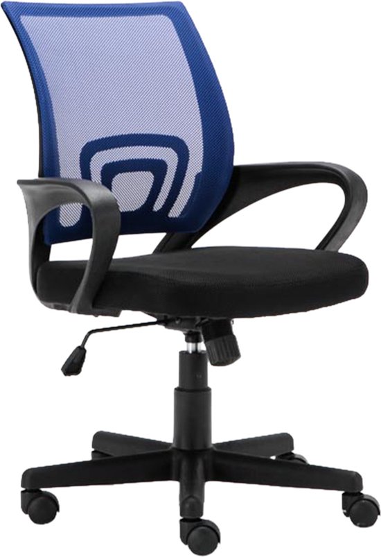 Clp Comfortabele bureaustoel GENIUS bezoekersstoel, vergaderstoel  - kantoorstoel met netbekleding
