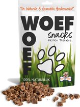 Woef Woef Snacks pour chiens Snacks d'entraînement - Viande séchée - Cerf - Tous chiens et tous âges à partir de 2 mois - Geen additifs - 2 kg kg - 0-20 ans