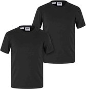 Urban Classics - Stretch Jersey 2-pack Kinder T-shirt - Kids 122/128 - Wit/Wit