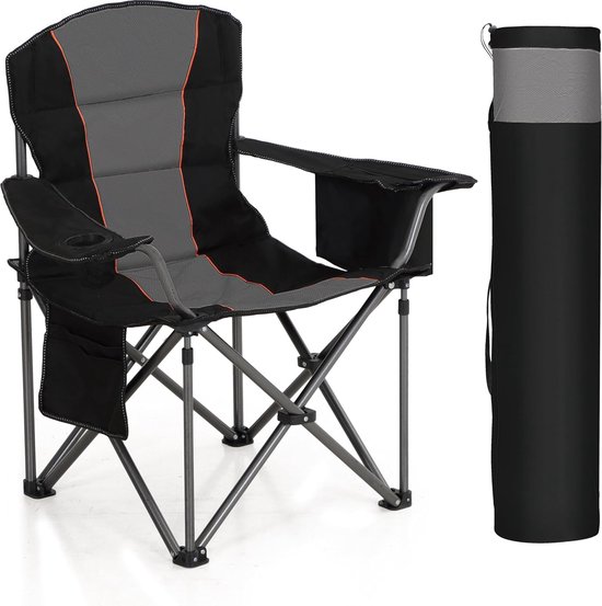 TIMBER RIDGE Campingstoel - Comfortabel & Verstelbaar (Set van 2