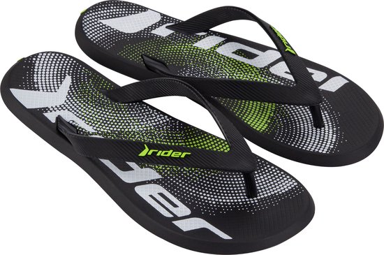 Rider R1 Graphiques Slippers Homme - Noir - Taille 42