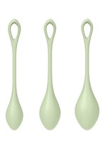 Satisfyer, liefesballetjes, Yoni Balls 'Yoni Power 2', 22-73 g, 2-3 cm, set van 3, huidvriendelijke siliconen