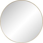 Ben Mimas Ronde Spiegel - met LED Verlichting en Anti-condens - Ø 40 cm - Voorgemonteerd - Mat Goud - Badkamerspiegel - Wandspiegel