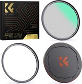 K&F Concept - Magnetisch Grijsfilter ND64 met Variabele Diafragma-instellingen - Snelsluitsysteem met Lensadapter 62mm - Fotografie Accessoire