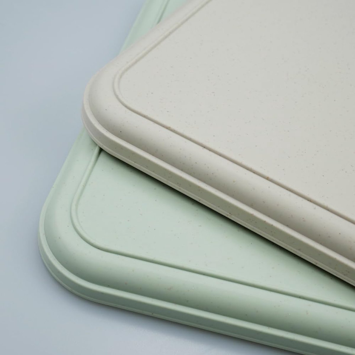 Lot De 2 Plateaux Rectangulaires Moyens - Plateau De Petit